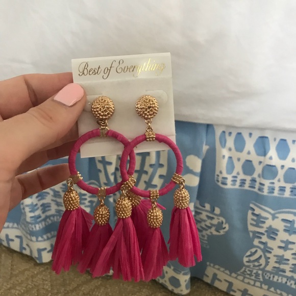 Pink Statement Earrings! - Picture 3 of 3